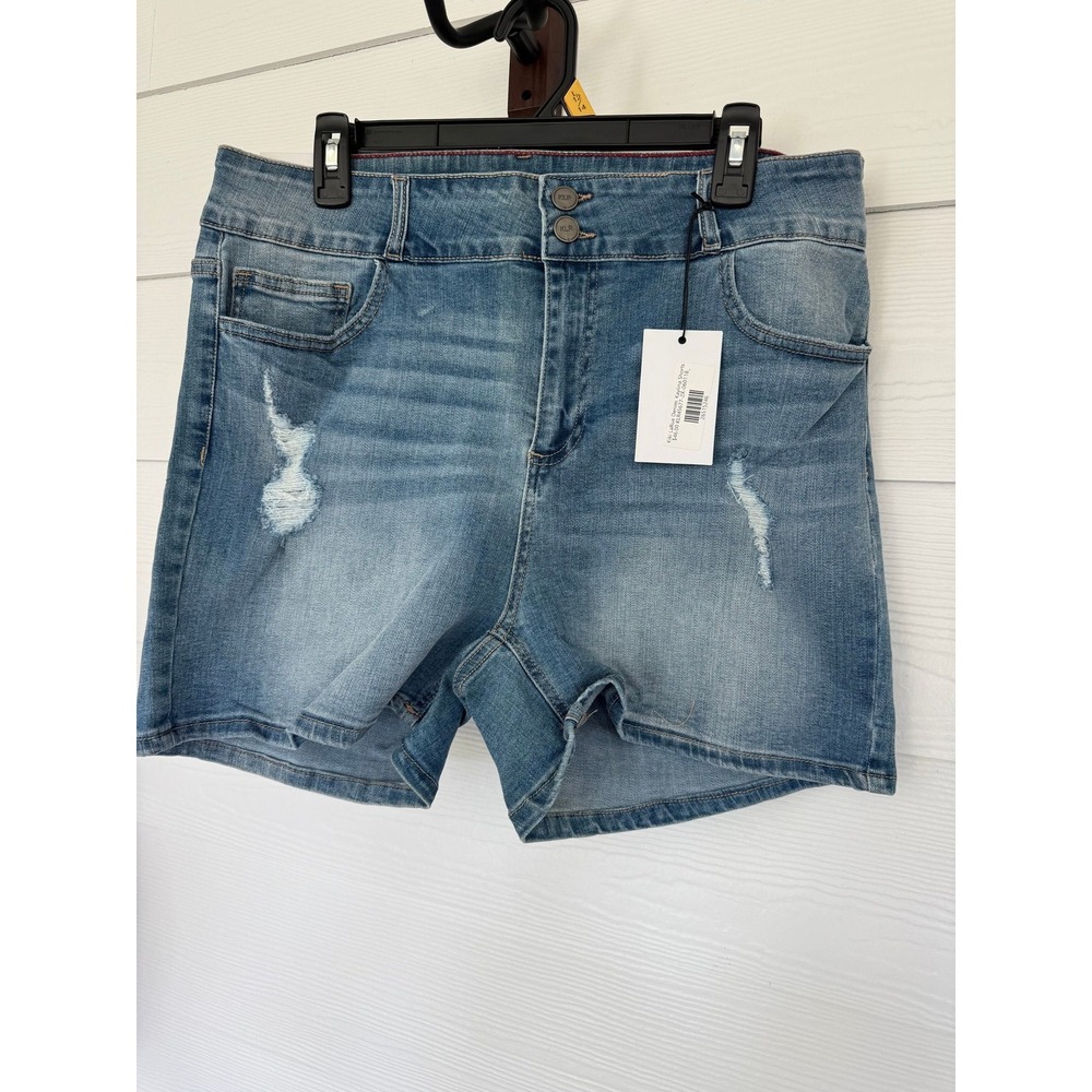 #S- 7- NWT- Kiki Larue-Denim Shorts- Sz 12